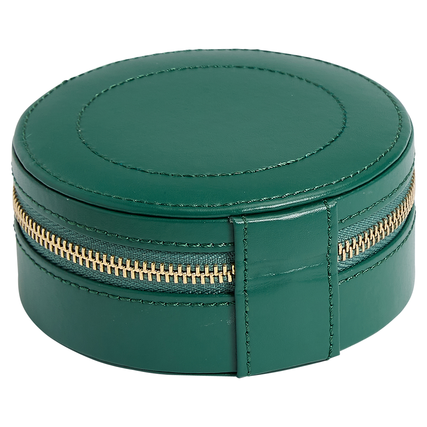 WOLF Sophia Round Zip Case in Forest Green